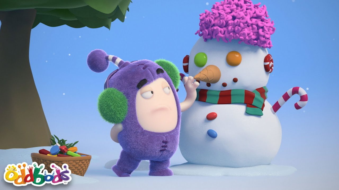 L'ami bonhomme de neige de Jeff | Oddbods Français | Dessin Animé en Français