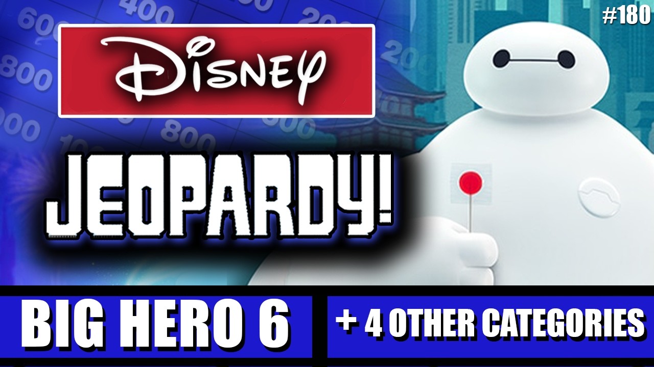 Disney Jeopardy &bull; Test Your Knowledge &bull; 26 Clue Trivia Game