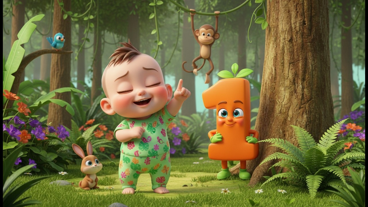 Aventura de las Escondidas con Números 🔢👀 Canción Infantil Educativa en Español