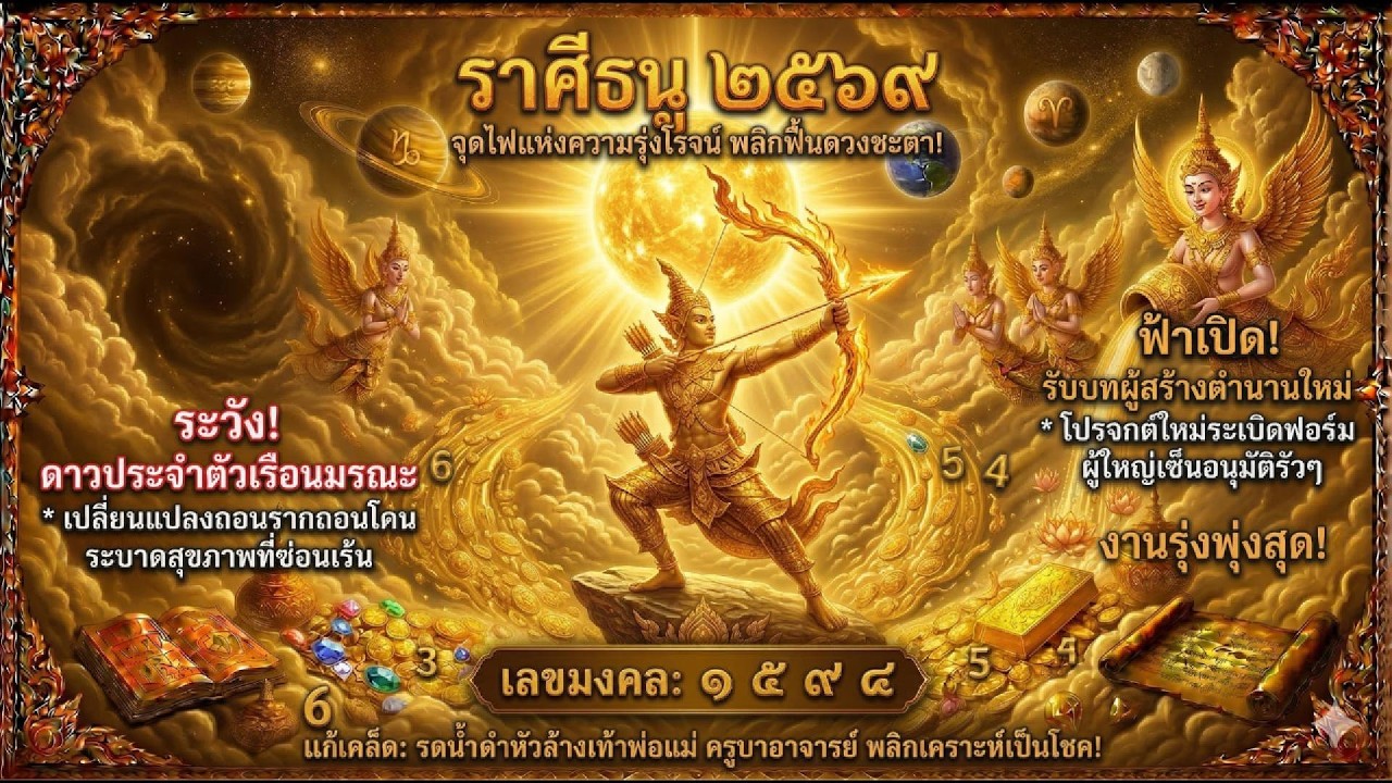 🏹 ดวงเมษายน 69! ชาวราศีธนู 