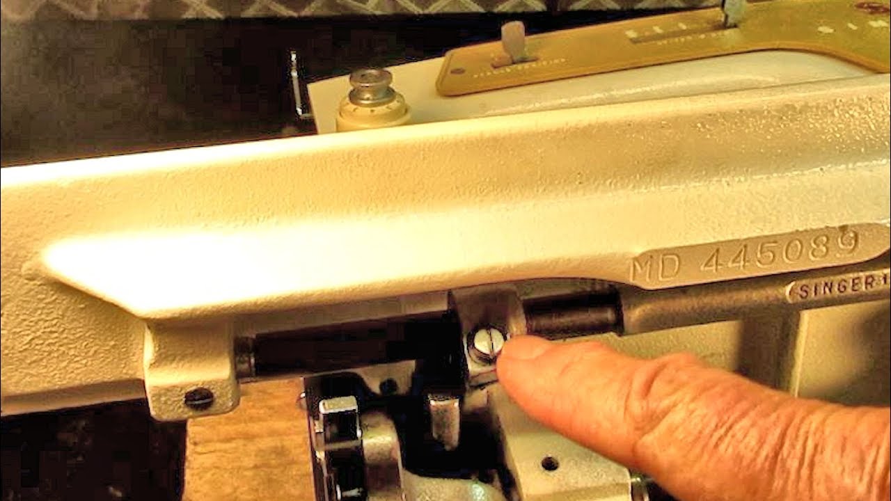 How to Check & Set the Height of the Feed Dog on a Singer Model 237 Sewing Machine.