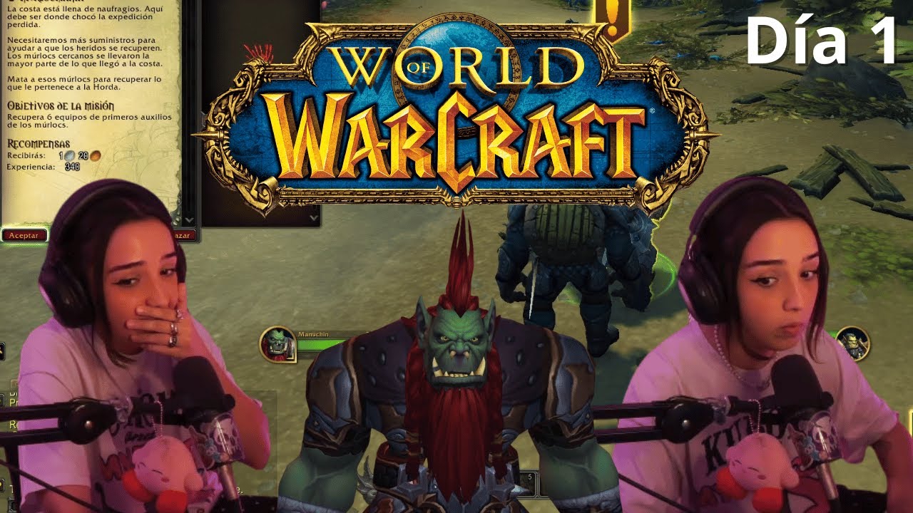 JUGANDO WORLD OF WARCRAFT POR PRIMERA VEZ! (Día 1)