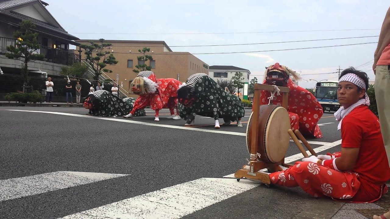 宮崎天満宮夏祭り 獅子舞