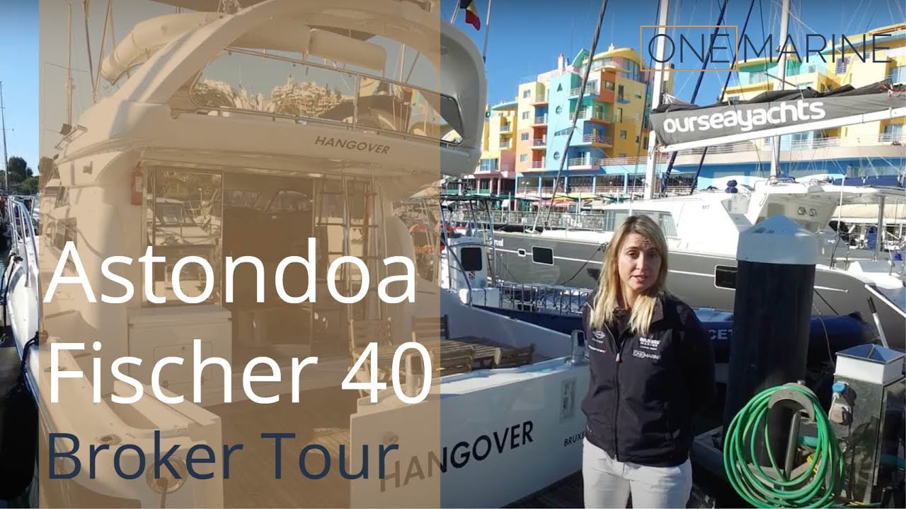 Яхта Astondoa Fischer 40 Flybridge, брокерский обзор | Продается за 129 000 евро | One Marine Por...