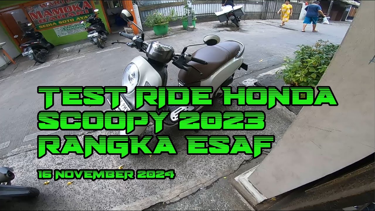 Test Ride Honda Scoopy 2023 ESAF