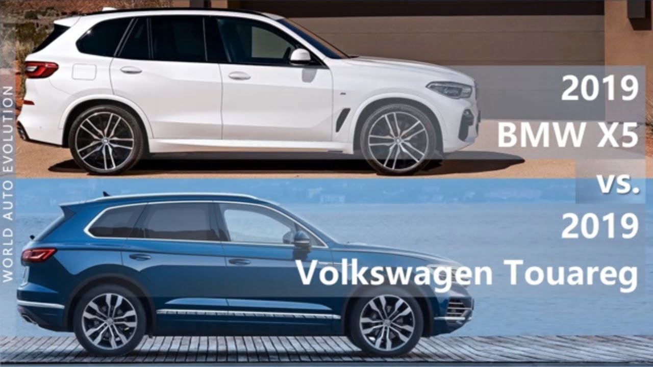 2019 BMW X5 vs 2019 Volkswagen Touareg (technical comparison)