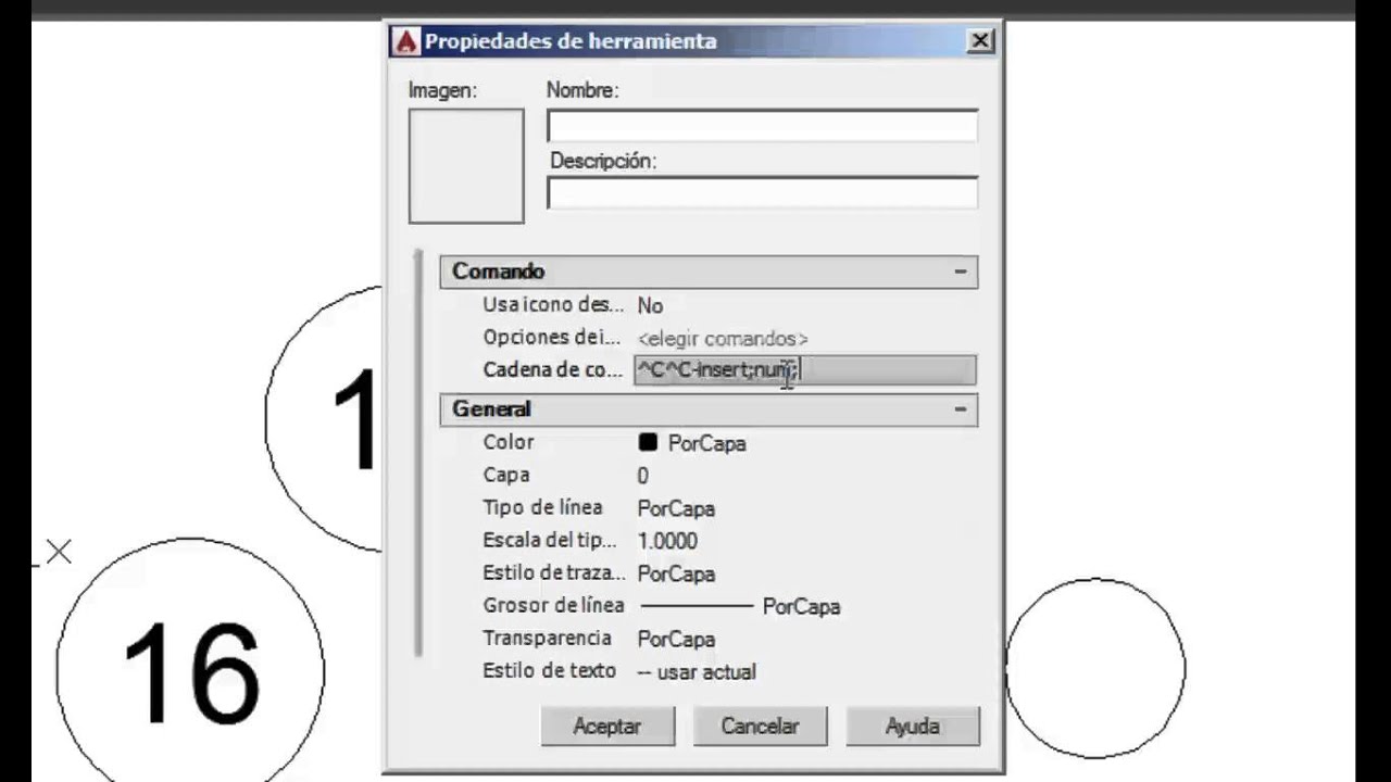 Insertar un bloque en AutoCAD para numerar objetos automáticamente