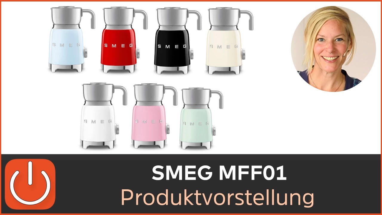 PRODUKTVORSTELLUNG SMEG MFF01 Milchaufschäumer in 7 Farben - für Milchschaumfans - THOMAS ELECTRONIC