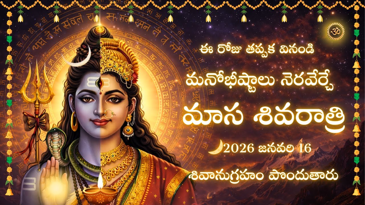 మనోభీష్టాలు నెరవేర్చే మాస శివరాత్రి | Masa Shivaratri Special | Shiva Telugu devotional Songs #siva