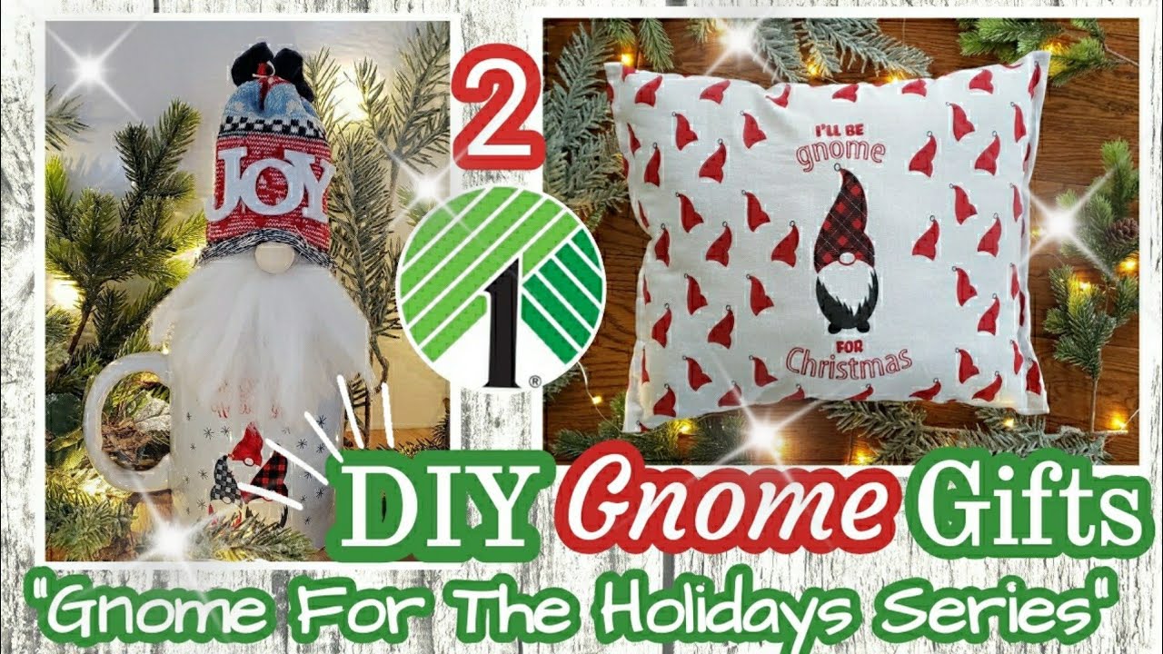 DIY Gnome Gifts || Dollar Tree Christmas DIY || Gnome For the Holidays Series