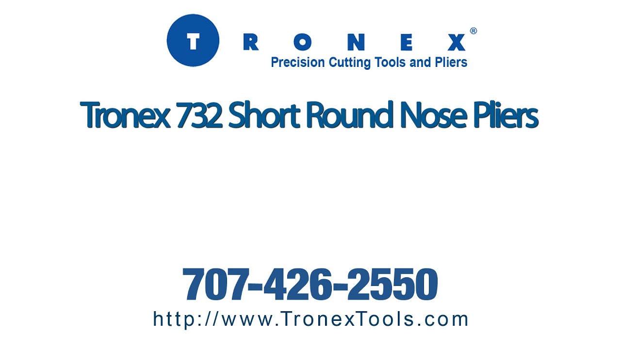 Tronex 732 Short Round Nose Pliers