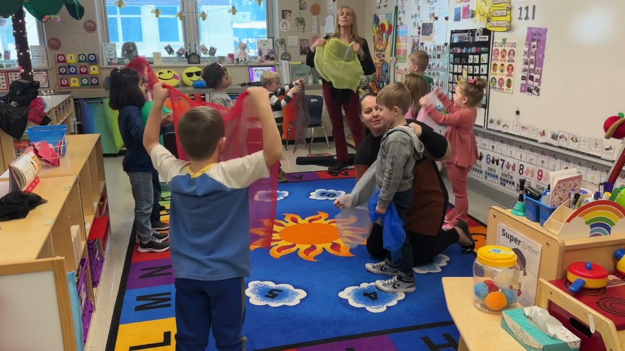 Wheels on BUS SCARVES ~ Mary Knysh Music & Movement Early Childhood