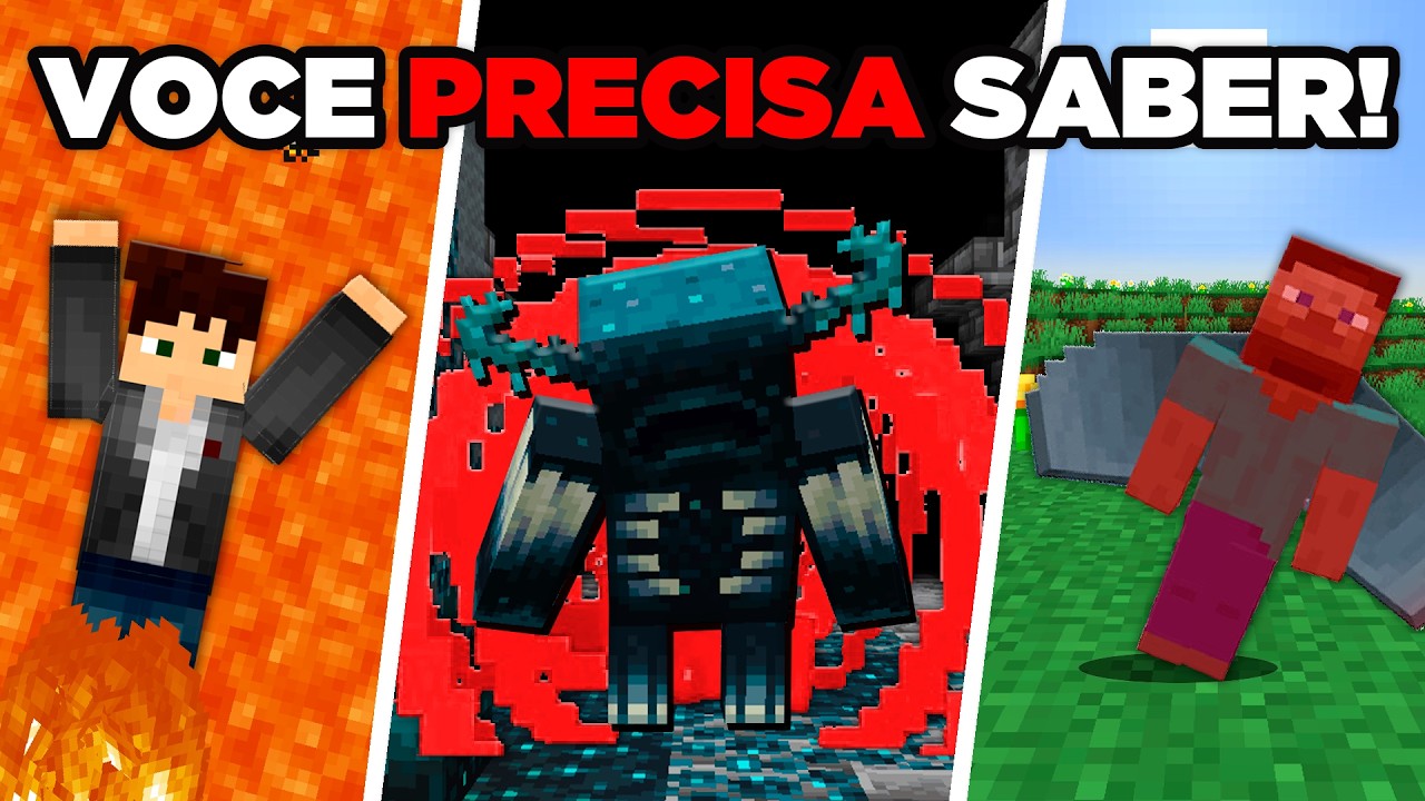 ✔️ Voc&ecirc; NUNCA mais vai MORRER no MINECRAFT SURVIVAL e HARDCORE (GUIA COMPLETO)