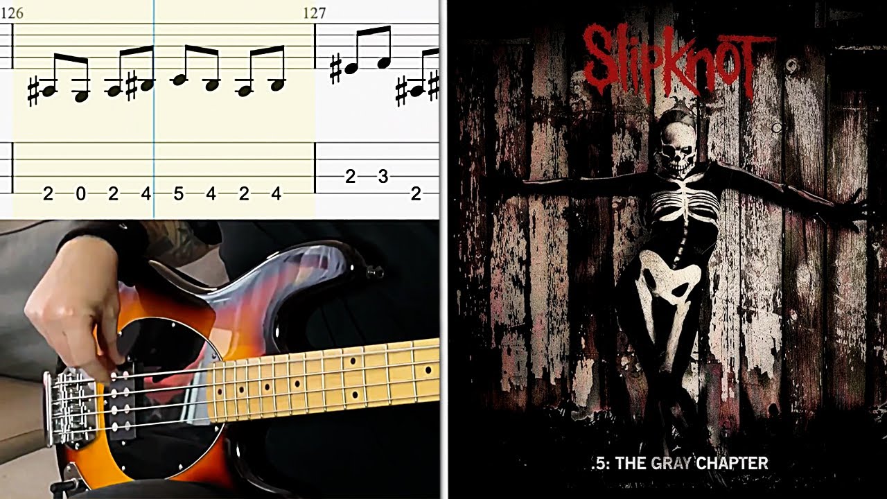 Slipknot – Killpop BASS COVER with TABS (CRAZY outro 😱)
