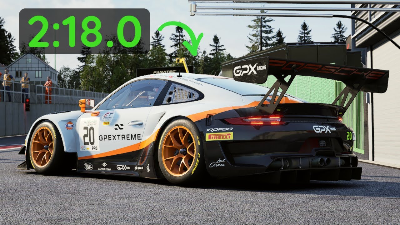 ACC | Porsche 991ii GT3 R на трассе Спа | Обзор настроек | Быстрый круг |