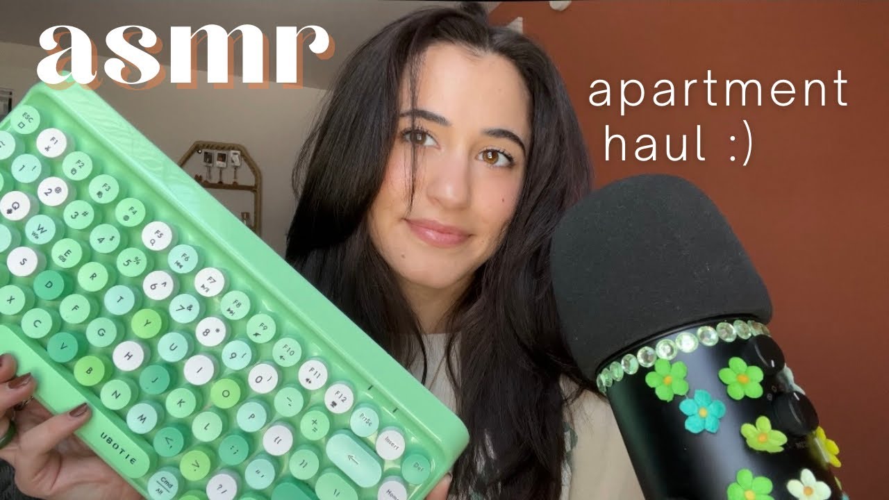 ASMR apartment decor haul