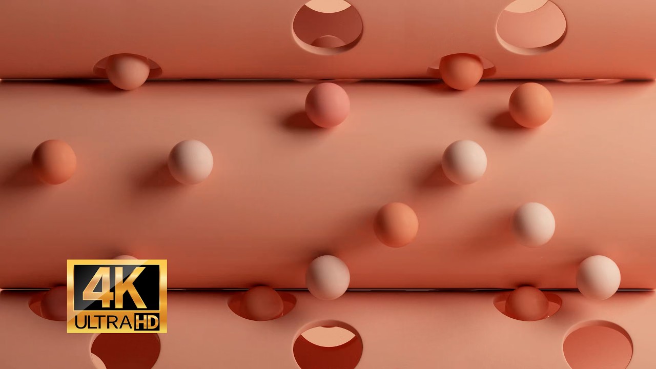 Somon Balls-Machine Background TV Screensaver Loop