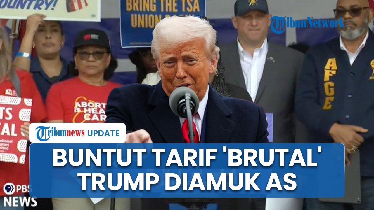 Ribuan Warga AS di 50 Negara Bagian Bakal Demo Anti-Trump Gegara Kebijakan Tarif 'Brutal'