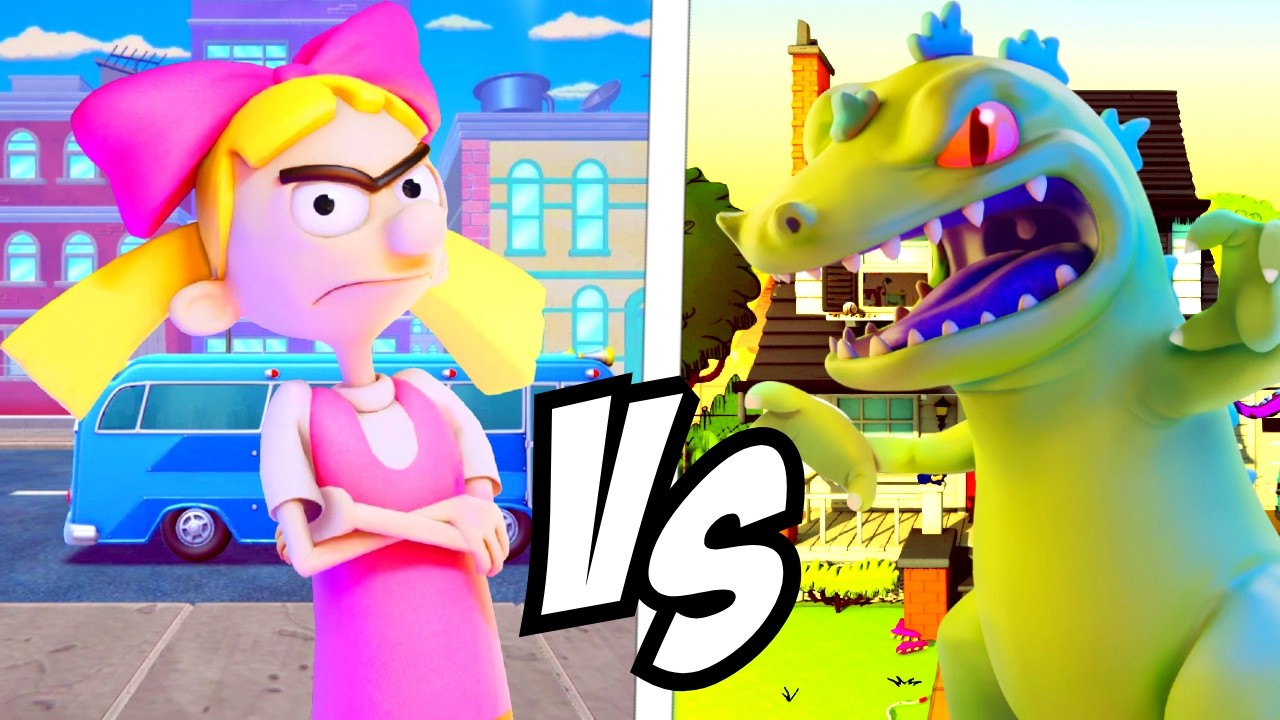 HELGA VS REPTAR REMATCH! - Nickelodeon All Star Brawl