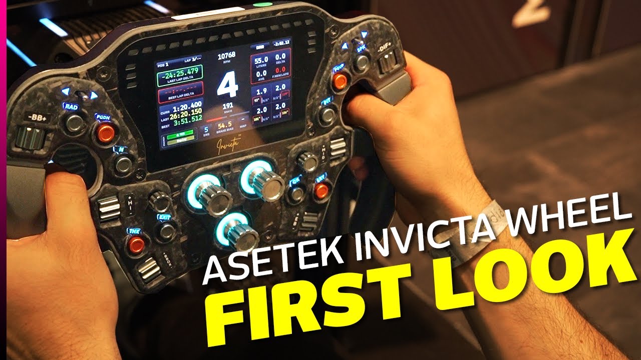 The Asetek SimSports Invicta wheel is a work of art
