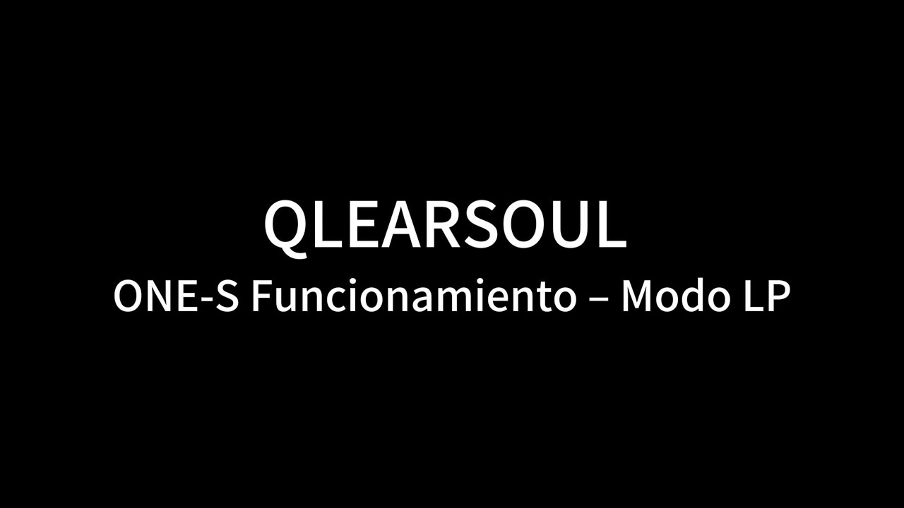 Qlearsoul ONE-S Tocadiscos de Vinilo | Modo LP (Espa&ntilde;ol)