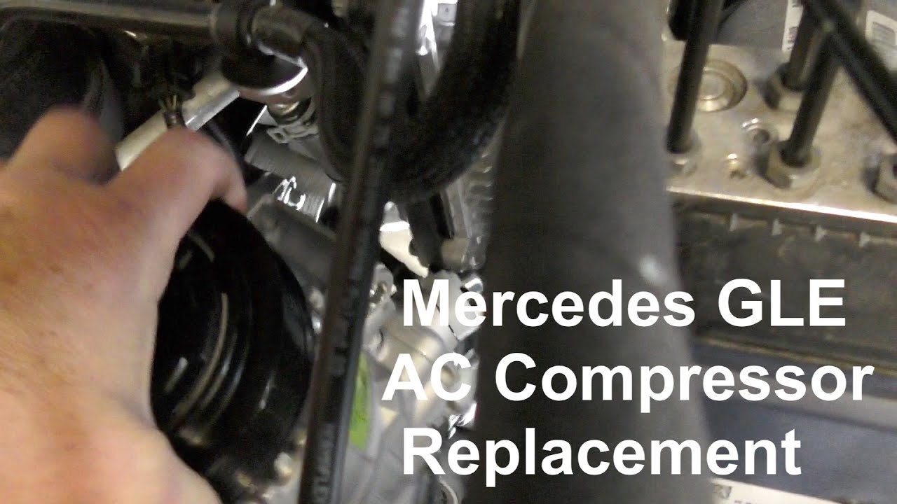 Mercedes GLE 350 AC Compressor Replacement W166