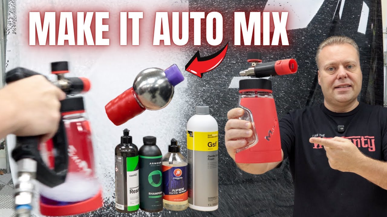 Make Your Foam Cannon Auto Mix | Maxshine Foam Cannon Review
