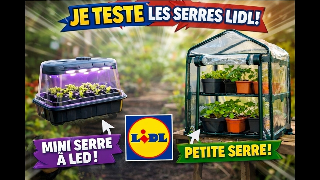 JE TESTE LES SERRE LIDL