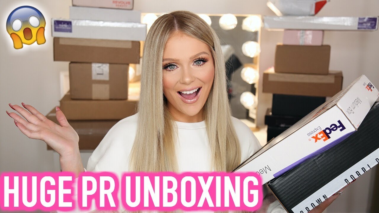 HUGE PR UNBOXING HAUL | FREE MAKEUP BEAUTY GURUS GET