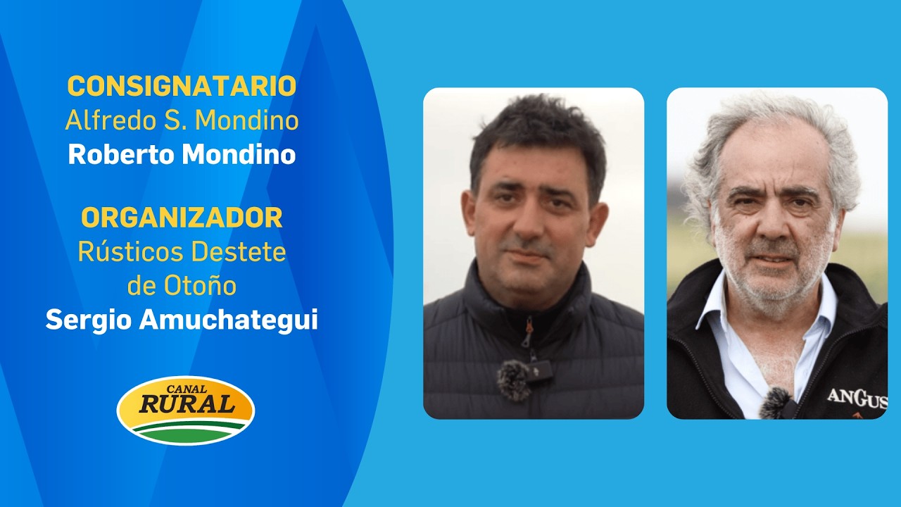 Roberto Mondino y Sergio Amuchategui | Mañana 13.30 hs remate en Rio Cuarto con 10.000 cabezas | MV