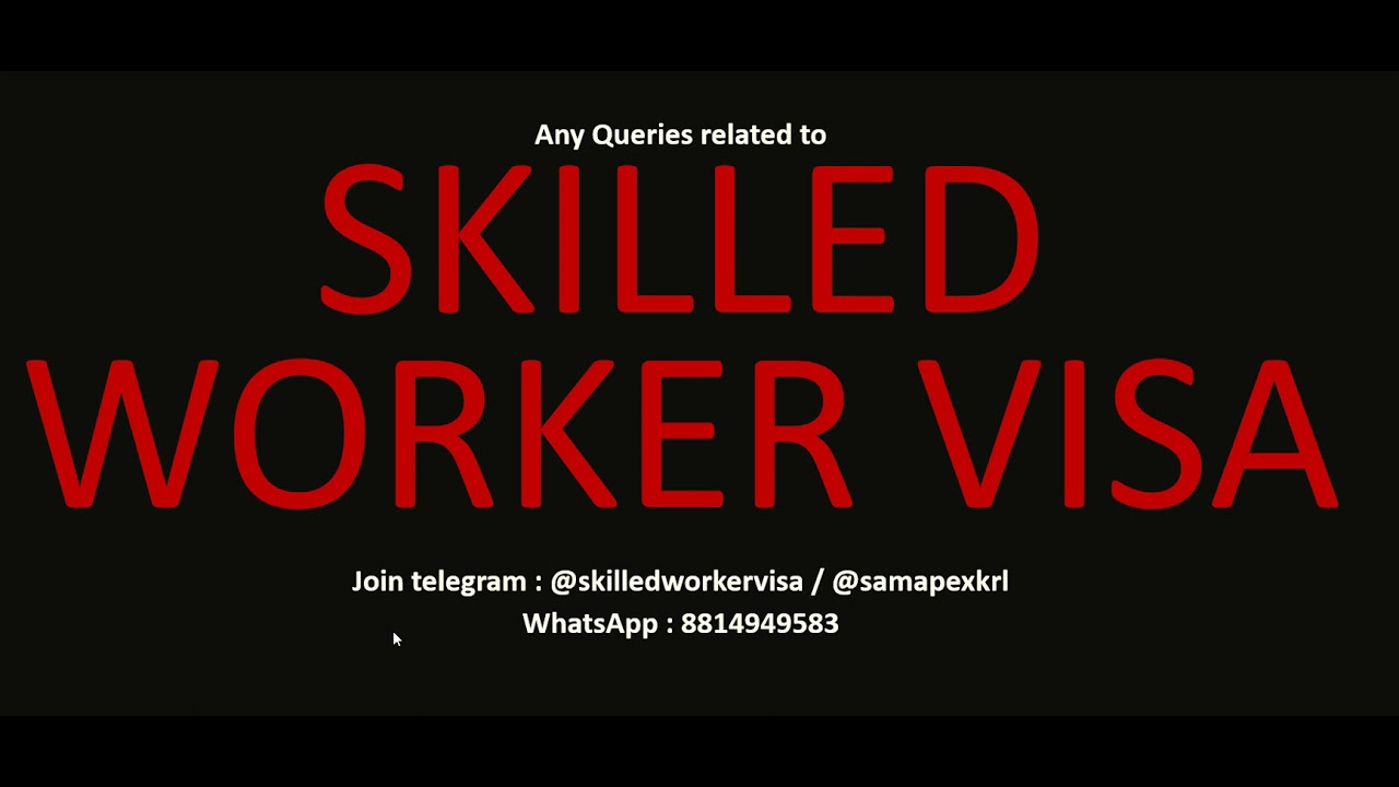 UK Work Visa Queries | English Test  | VFS | Biometrics | CoS Letter Queries | English