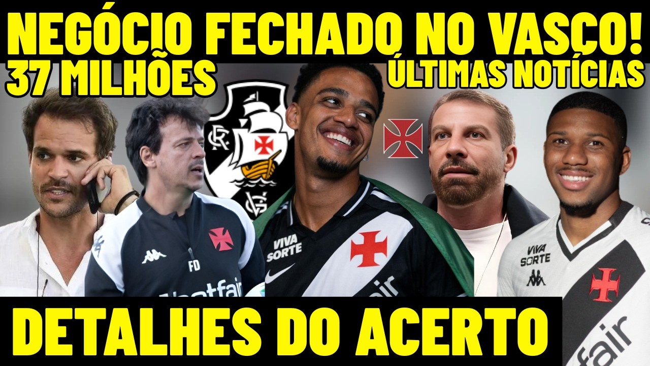 ÚLTIMA HORA! NEGÓCIO FECHADO NO VASCO! DETALHES PARA O ACERTO POR BRENNER! 37,6 MILHÕES PARA UDINESE