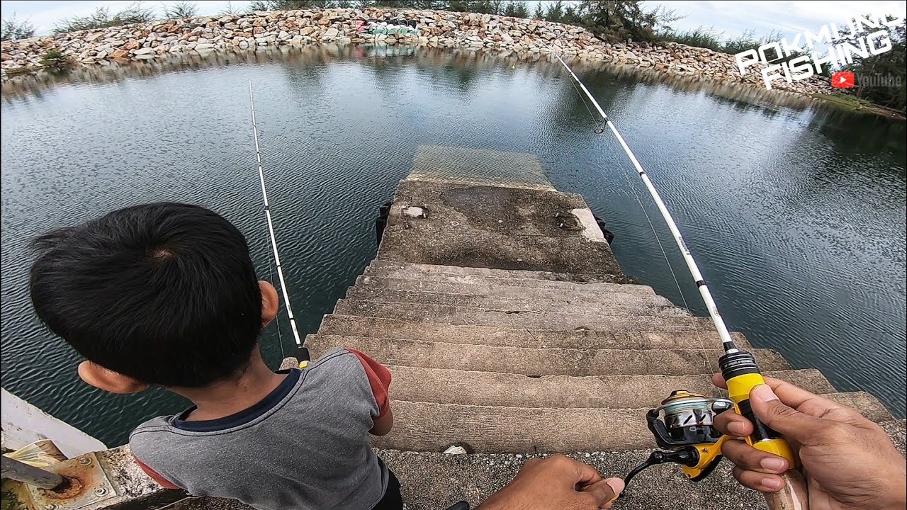 Bawa Anak Mancing Tepi Tangga !!!
