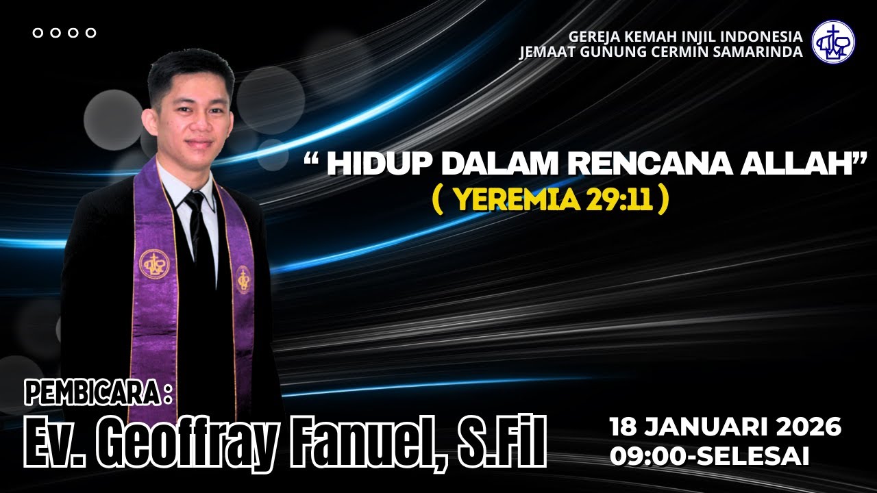🔴  IBADAH MINGGU PAGI JEMAAT GKII GUNUNG CERMIN (18 JANUARI 2026)