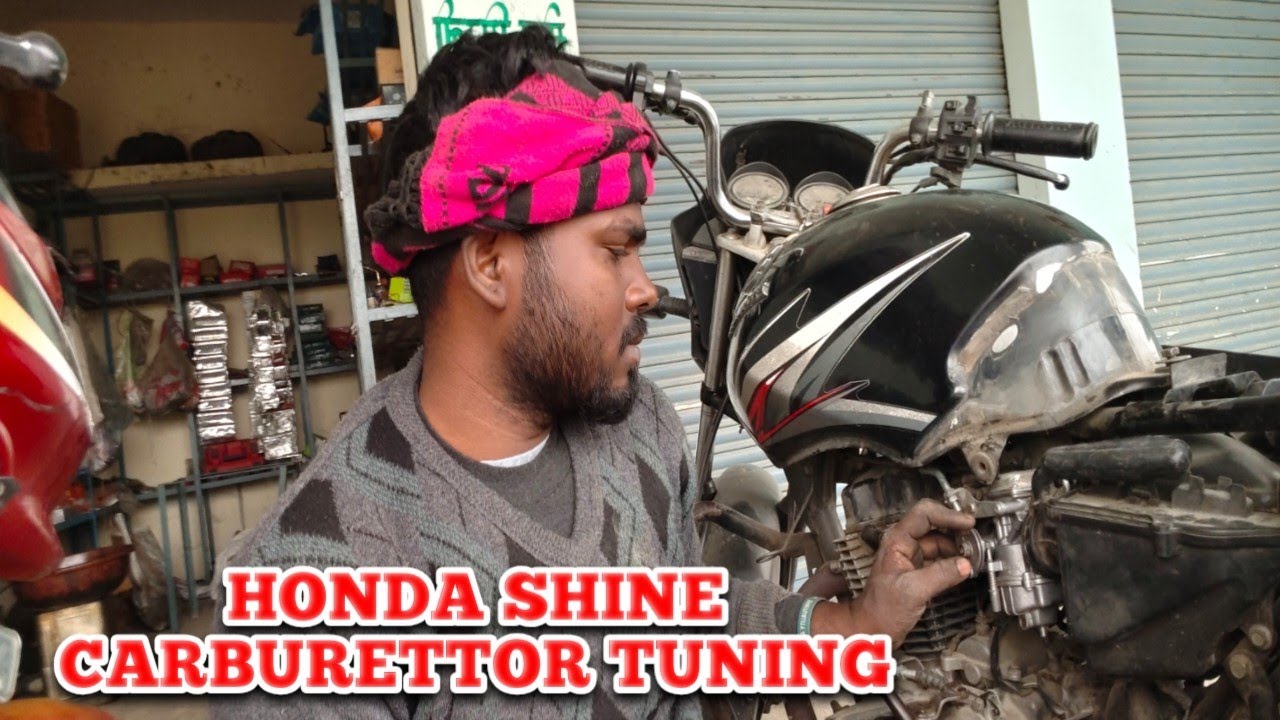honda shine carburettor setting // honda shine carburettor petrol setting //honda shine#like #viral 