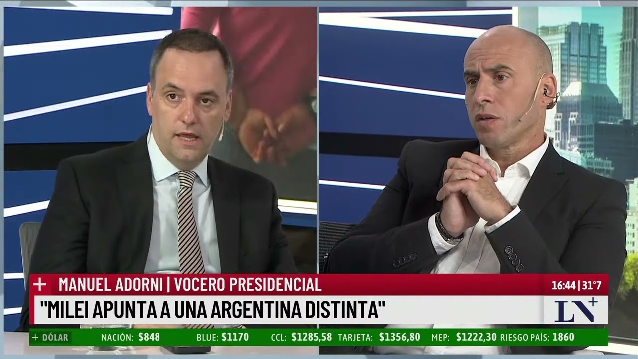 Manuel Adorni: 