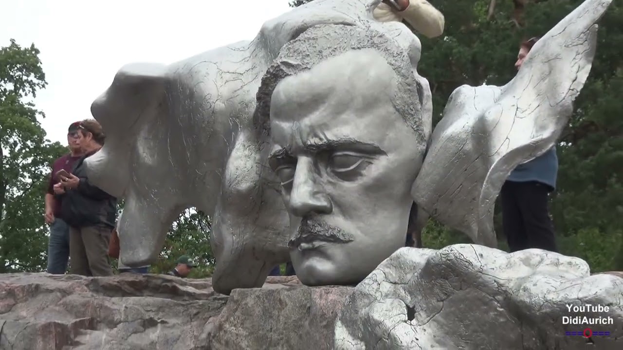 Teil 41 der 7 Länder Rundreise, Einmal um die Ostsee, Sibelius Denkmal, Finnland, Helsinki, Monument