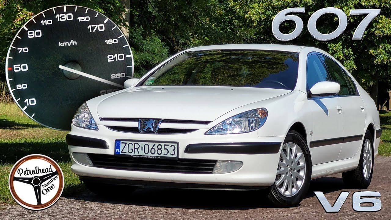 2001 Peugeot 607 3.0 V6 (207 KM) | V-max, 0-100, 100-200 km/h, PREZENTACJA. | 4K