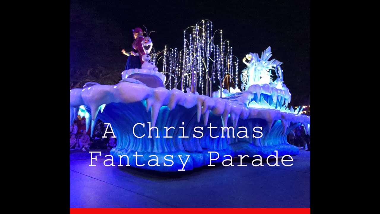 A Christmas Fantasy Parade 2025 at Disneyland - Full Show POV #youtube #youtubevideo