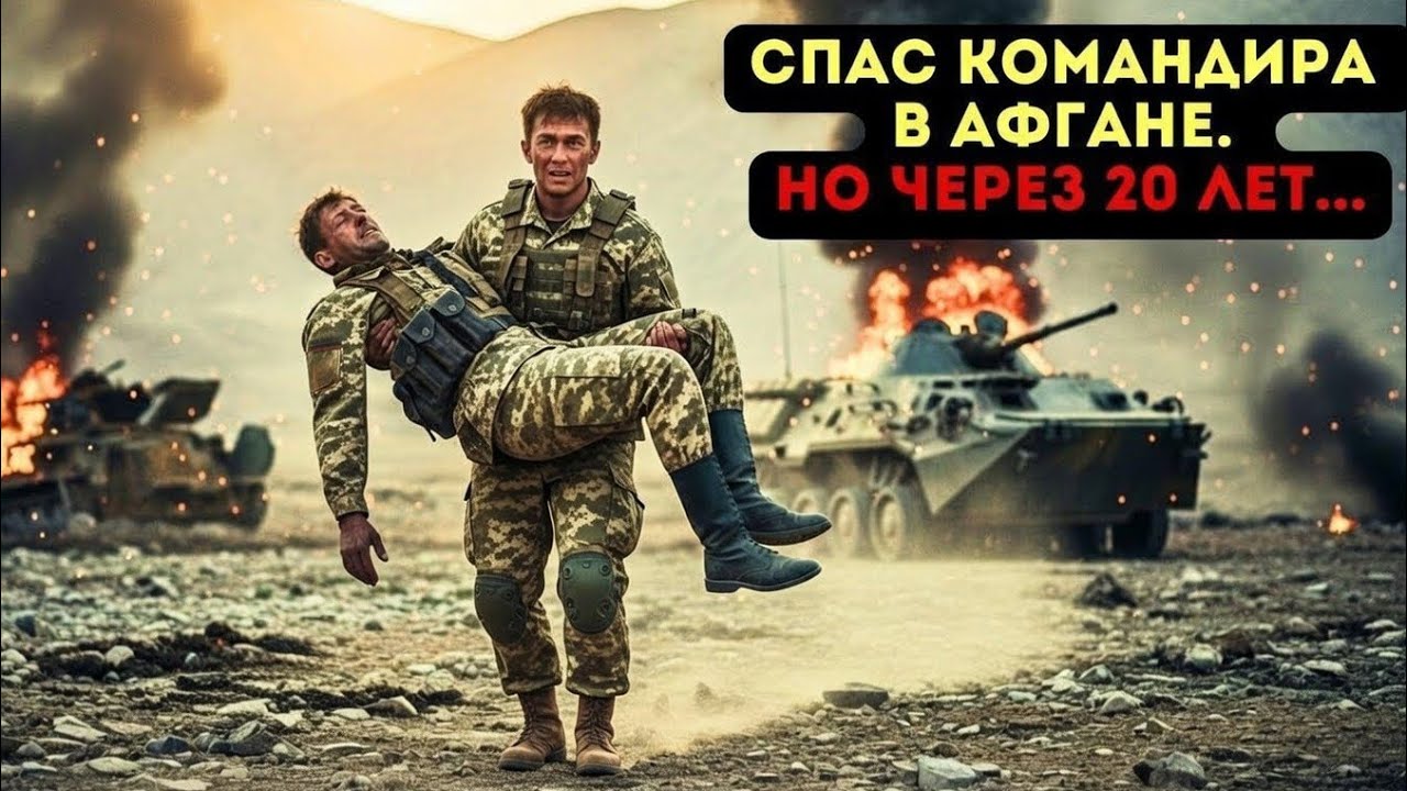 СПАС КОМАНДИРА ПОД ОГНЁМ… Но когда они встретились через 20 лет — ВСЕ ЗАМЕРЛИ 😭🔥