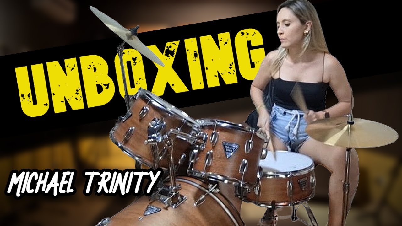 UNBOXING: BATERIA ACÚSTICA MICHAEL TRINITY MATTE SAPEL | COMPREI MINHA BATERIA!