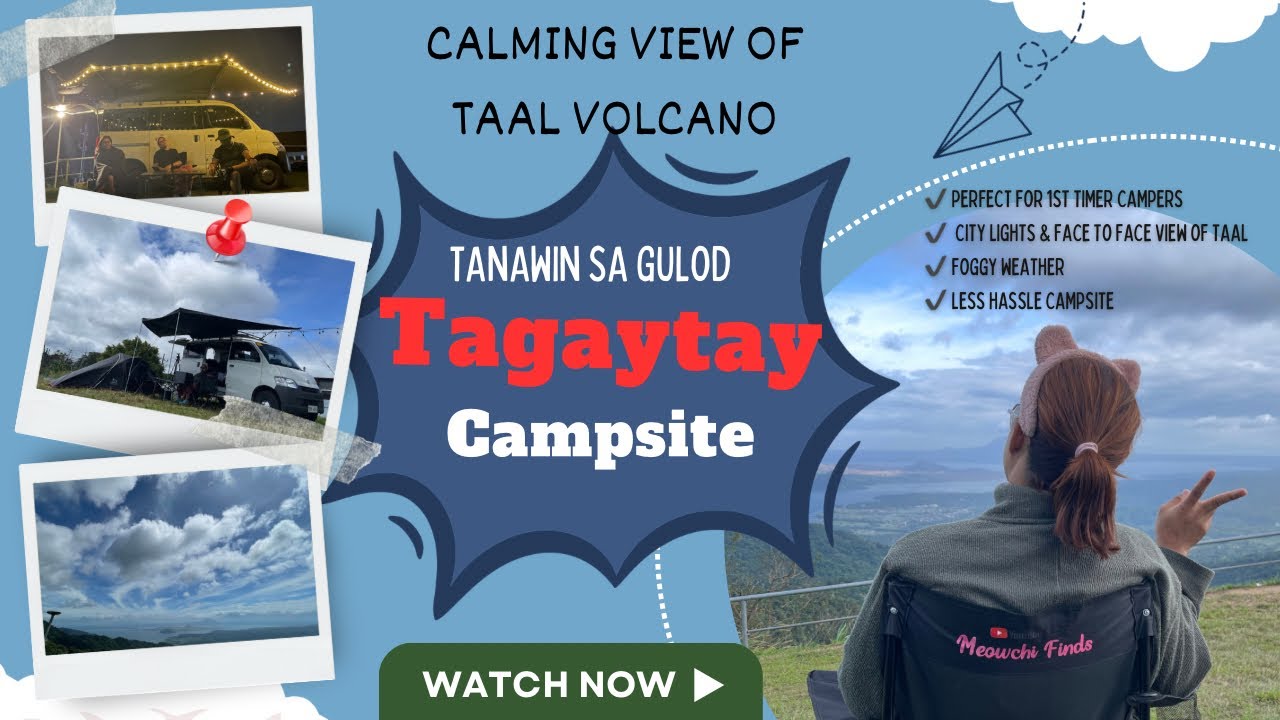 Affordable Family Campsite TANAWIN SA GULOD TAGAYTAY CAMPSITE | TAAL VOLCANO | CAR CAMPING |