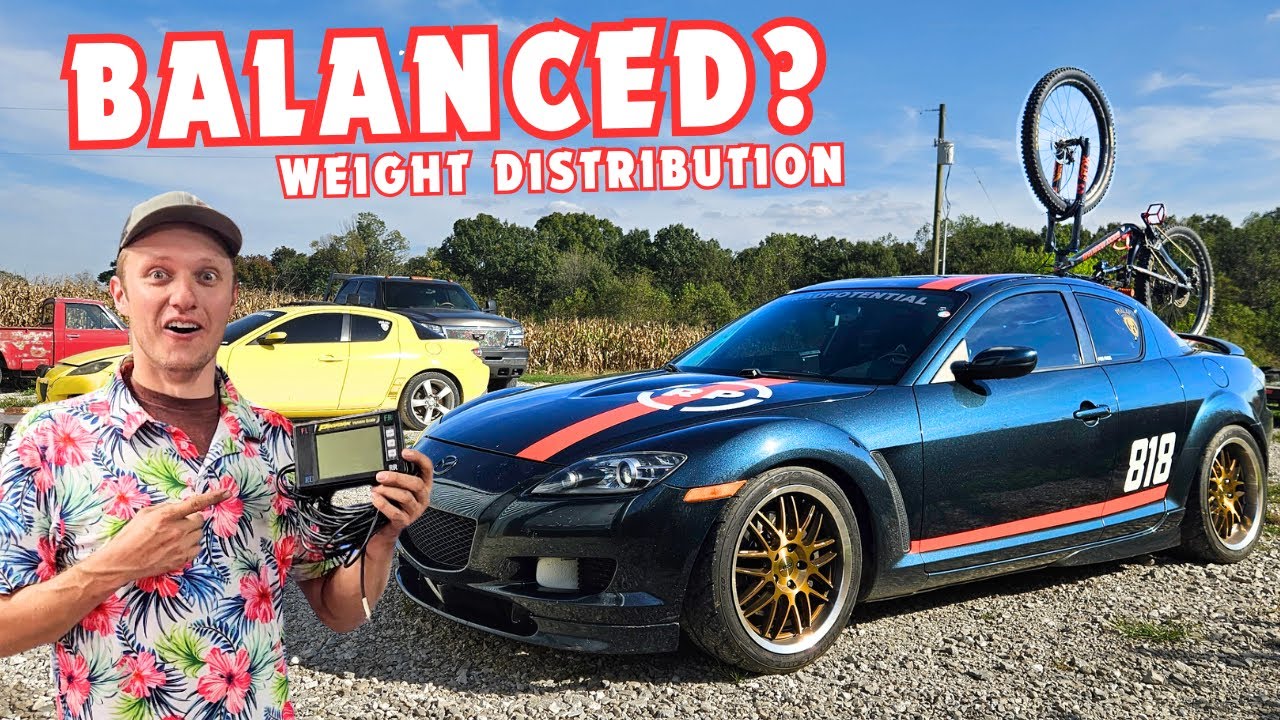 Взвешивание моего RX8 после замены двигателя RX7 Turbo — как он едет?