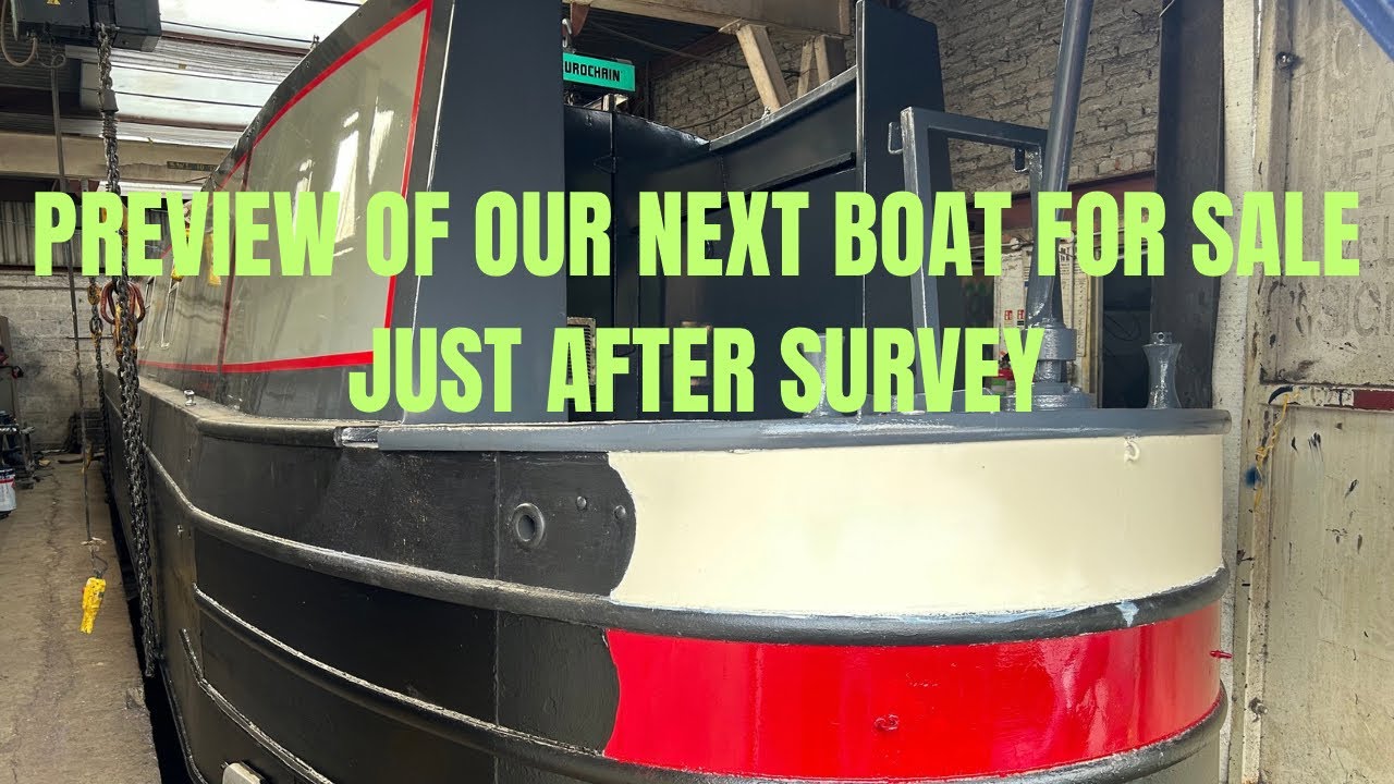 Narrowboat for sale preview and survey report 2007 semi trad 57ft