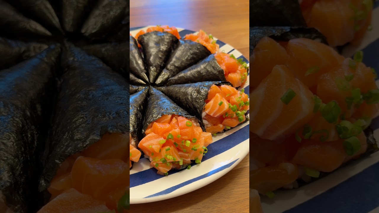 Temaki por 10 reais | como fazer sushi | com a Fe Mendes #sushi #comofazersushi