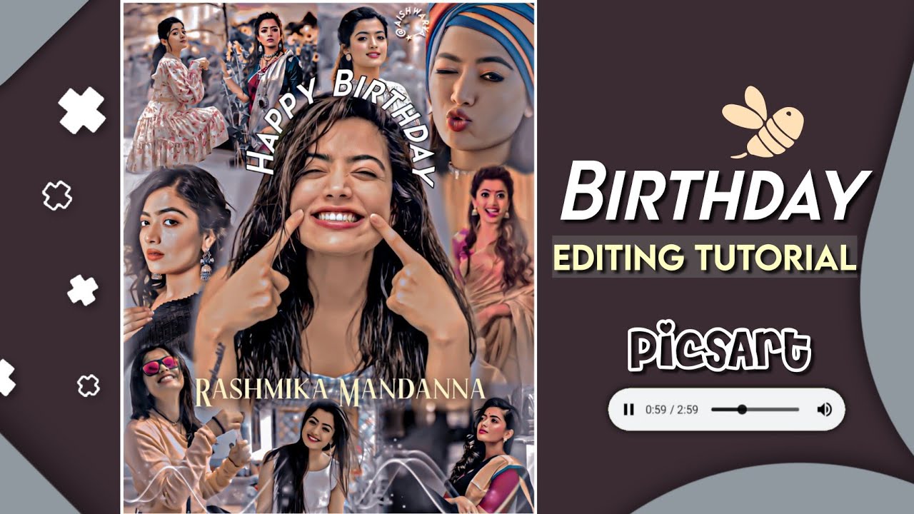 Birthday Editing Tutorial For Fanpage || Aesthetic & Trending || PicsArt Editing Tutorial