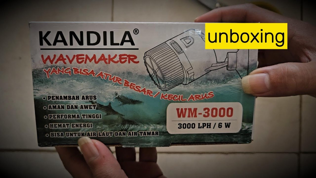 Unboxing Wave Maker Kandili WM 3000 🌊 | Powerfull & Hemat Listrik
