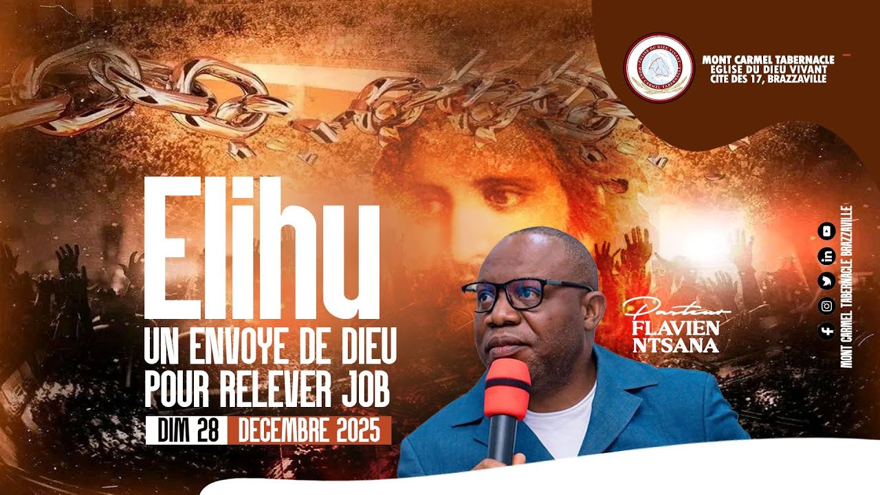 ELIHU l’envoyé de Dieu pour relever job | Pasteur Flavien NTSANA
