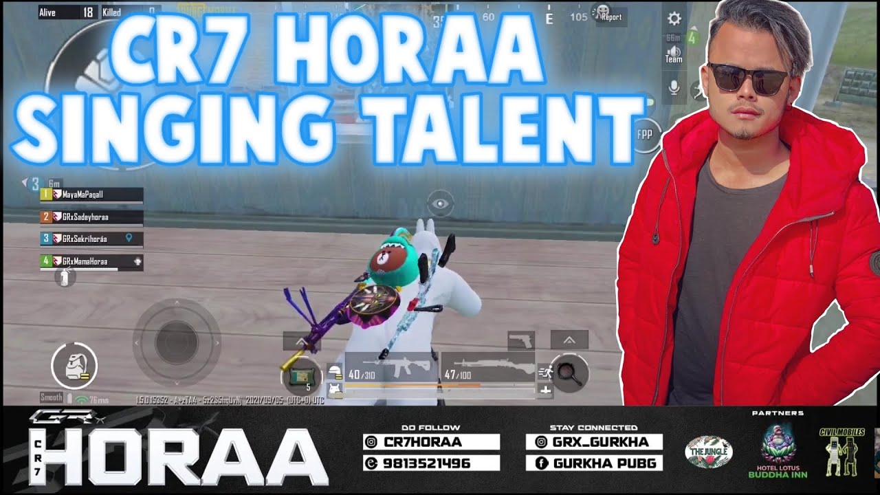 Cr7 Horaa SINGING TALENT ❤️ FT. HORAA GANG 😂 - GAURABYT ||