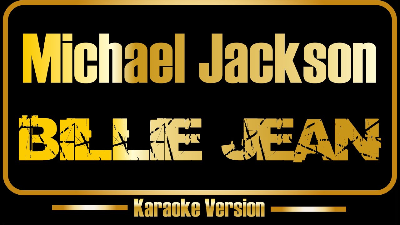 Michael Jackson | Billie Jean (karaoke) original sound + backing vocals